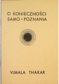 O konieczności samo poznania