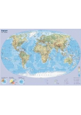 Plansza edukacyjna - Mapa świata 1:60 000 000
