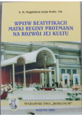 Wpływ beatyfikacji Matki Reginy Protmann na rozwój jej kultu