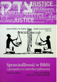 Sprawiedliwość w Biblii z perspektywy interdyscyplinarnej