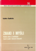 Znaki i myśli