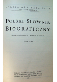 Polski Słownik Biograficzny Tom XXI