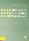 O filozofii badań systemowych
