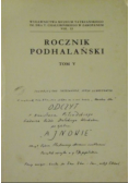 Rocznik podhalański Tom 5