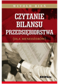 Czytanie bilansu przedsiębiorstwa dla menedżerów