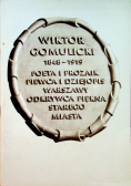 Wiktor Gomulicki piewca i dziejopis Warszawy