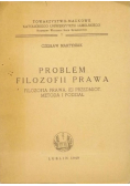 Problem filozofii prawa  1949 r.
