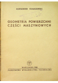Geometria powierzchni części maszynowych