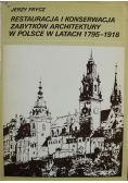 Restauracja i konserwacja zabytków architektury w Polsce w latach 1795 - 1918