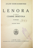 Lenora z cyklu czarne skrzydła 1929 r.