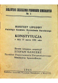 Manifest lipcowy Polskiego Komitetu Wyzwolenia Narodowego i Konstytucja z dnia 17 marca 1921 roku 1945 r.