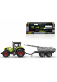 Traktor z przyczepą ze światłem i dźwiękiem