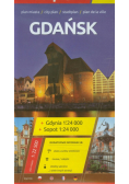 Gdańsk Gdynia Sopot plan miasta  1:22 500