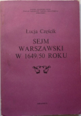 Sejm warszawski w 1649 50 roku
