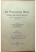 Za przyczyną Maryji tom 1 1926 r.