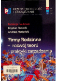 Firmy rodzinne rozwój teorii i praktyki zarządzania