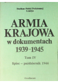 Armia krajowa w dokumentach 1939 - 1945 Tom IV