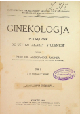Ginekologja Tom I 1923 r.