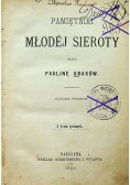 Pamiętniki młodej sieroty 1881 r