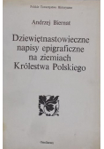Dziewiętnastowieczne napisy epigraficzne na ziemiach Królestwa Polskiego