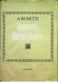 Melanges linguistiques