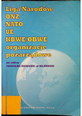 Liga Narodów ONZ NATO UR KBWE/OBWE  organizacje porządkowe