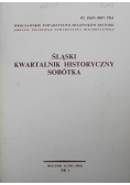 Śląski kwartalnik historyczny Sobótka nr 1