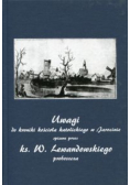 Uwagi do kroniki kościoła katolickiego w Jarocinie