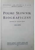 Polski Słownik Biograficzny Tom XXVII