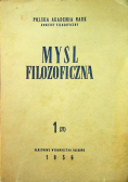 Myśl filozoficzna 1