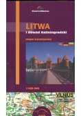 Litwa i Obwód Kaliningradzki. Mapa turystyczna 1:500 000