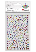 Kryształki samoprzylepne Okrągłe mix 325szt