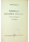 Pierwsza książka Polska 1918 r.