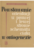 Powstawanie orientacji w prawej i lewej stronie schematu ciała