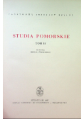 Studia pomorskie Tom II