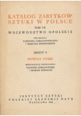 Katalog zabytków sztuki w Polsce Tom VII Zeszyt 9