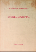 Estetyka nowożytna historia estetyki Tom 3