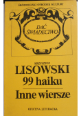 99 haiku inne wiersze