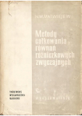 Metody całkowania równań różniczkowych zwyczajnych