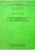 Badania geograficzne nad osadnictwem w południowej Anatolii Nr 150