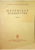 Materiały starożytne tom XI
