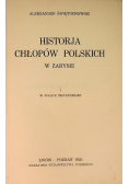 Historja chłopów polskich Tom I 1925 r.