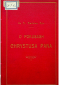 Rozprawa egzegetyczna o pokusach Chrystusa Pana 1900 r.