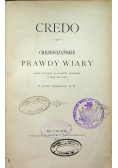 Credo Chrześcijańskie prawdy wiary 1885 r.