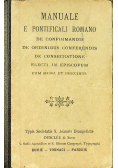 Manuale e pontificali romano 1923 r