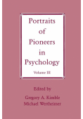 Portraits of Pioneers in Psychology