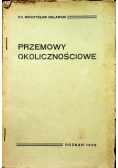 Przemowy okolicznościowe 1935 r