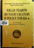 Wkład Pijarów do nauki i kultury w Polsce XVII - XIX w