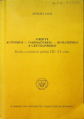 Miedzy autorem narratorem bohaterem a czytelnikiem