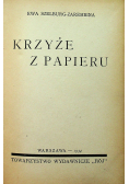 Krzyże z papieru 1934 r.